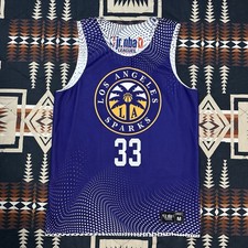 Junior NBA Leagues Los Angeles Sparks Reversible Jersey #33 Adult Size Medium