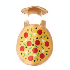 Pizza Costume Includes Hat Pizza Cosplay Set Funny Food Outfit Long-Lasting