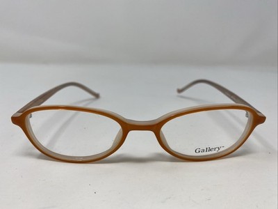 Gallery JILL BROWN/ORANGE 47-18-140 Plastic Full Rim Eyeglasses Frame 4289