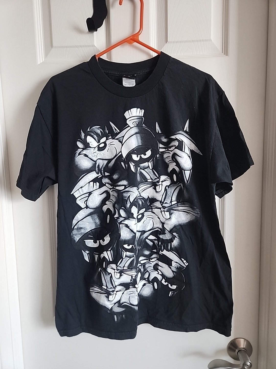 Rare | Looney Tunes (LG) MARVIN The MARTIAN TAZ BUGS BUNNY WILE E COYOTE T-Shirt