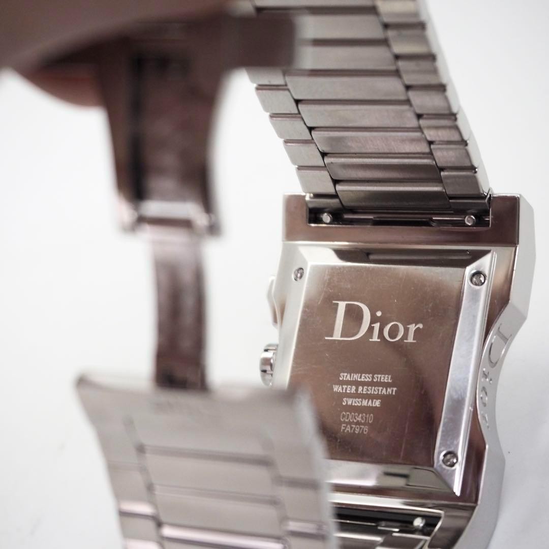 Christian Dior Square Mens Watch Chronograph Chris 47 Swiss Made