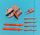 G.I. GI JOE gijoe DEVILFISH WEAPONS PARTS LOT #2 engine gun missiles FREE SHIP