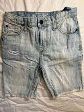 Boys Skinny Fit Jean Shorts Size 7 from Cat Jack - Good Condition