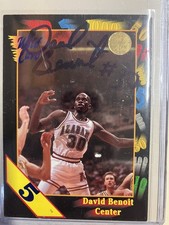 Alabama Basketball David Benoit Signed card 