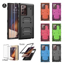 For Samsung Galaxy Note20 Note20 Ultra Dual Layers Case Cover / Screen Protector