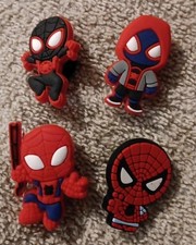 Set Of 4 Spiderman Croc Charms