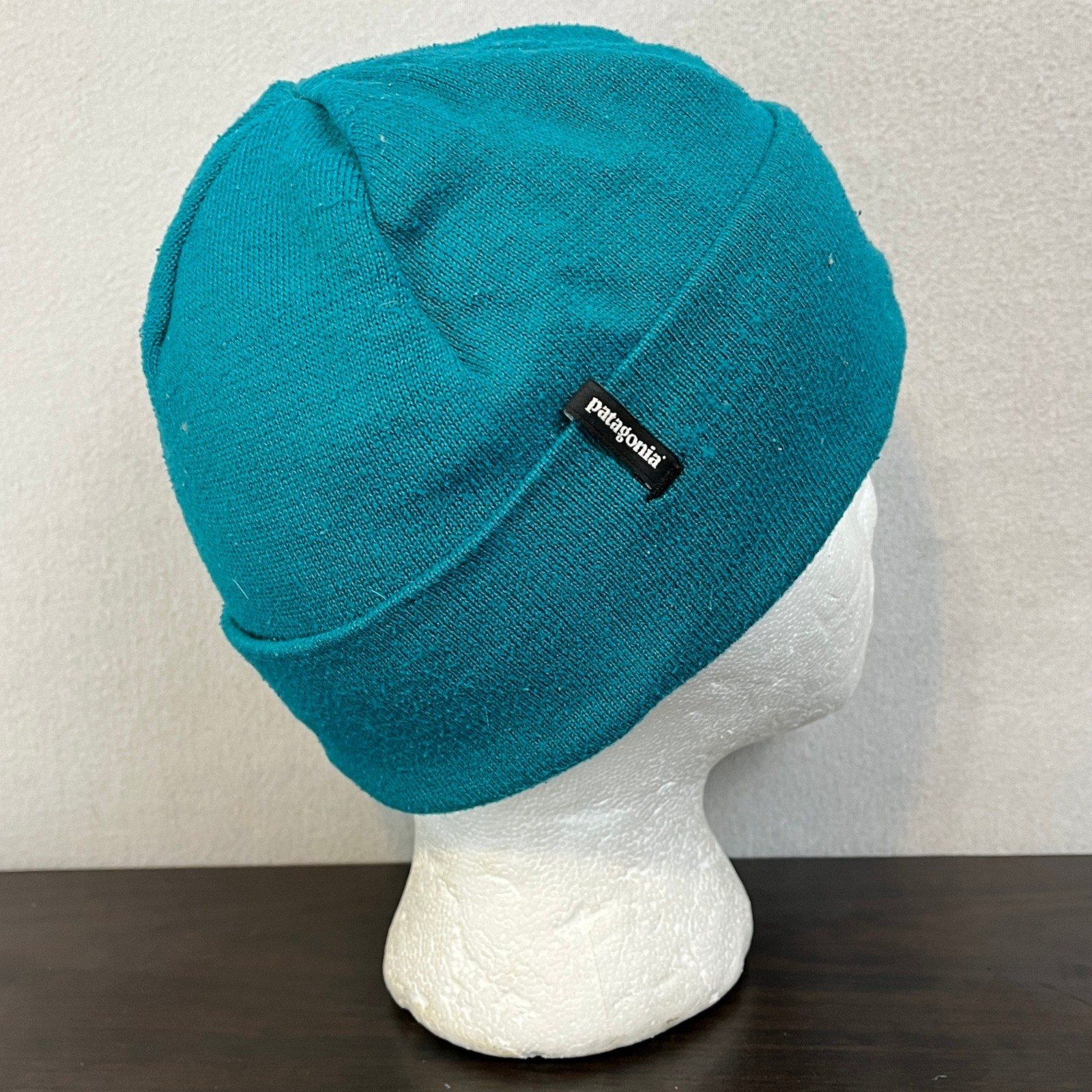 Patagonia Teal Knit Beanie Hat Cap Unisex Warm Winter Outdoor