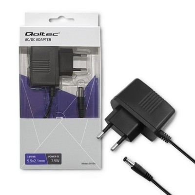 Qoltec Steckernetzteil 7,5W | 7,5V | 1A | 5,5*2,1