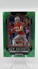2025 Panini Prizm Draft Picks - New Recruits Jack Sawyer #4 Green Prizm (RC)