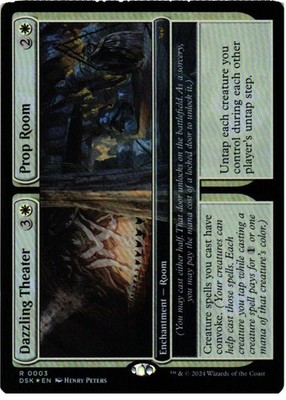 Dazzling Theater // Prop Room 3 R Duskmourn: House of Horror NM Foil