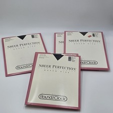 5 VTG Sheer Perfection Everyday Sheer Queen Size Pantyhose Size 2X NIP