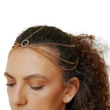 Medieval Fantasy Golden Costume Headpiece