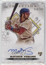 2022 Topps Inception Base Rookie and Emerging Stars /299 Matt Vierling Auto 0r2f