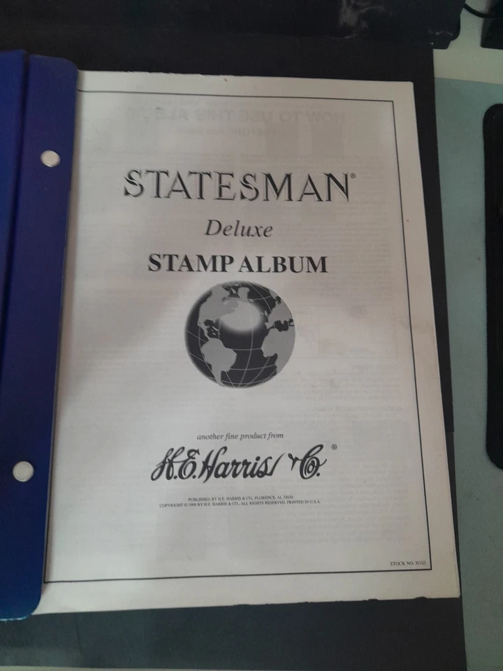 Statesman Deluxe Album Worldwide Loaded With Stamps. Really Old UsA Ones - Image 2 of 4
