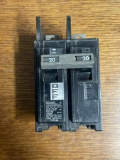 ITE QP220, 20 amps, 2 poles, 120/240 VAC circuit breaker