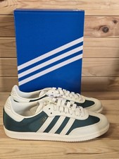 ADIDAS SAMBA OG 'OFF WHITE COLLEGIATE GREEN' JI3205 Men's Size 8.5