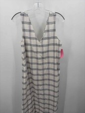 Pre-Owned Theory White Size Medium Maxi Sleeveless Dress