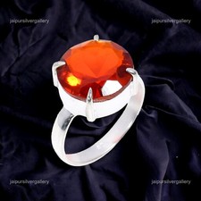 925 Sterling Silver Red Garnet Gemstone Sister Minimalist Stackable Ring Jewelry