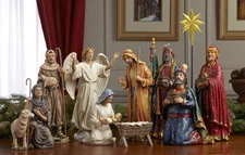 Three Kings Gifts Magi, Wise Men, Christmas Star, Angel, Shepherds, Sheep, Ho...