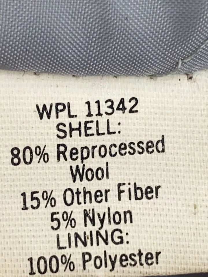 GOLDEN BEAR 80s USA Made Wool Stadium Jacket with Leather Sleeves, Size M, Black - Image 4 of 4