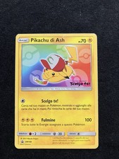 POKÉMON PIKACHU di ASH Promo ITA SM108 Ash's pikachu stamped Italiano