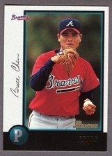 1998 Bowman Bruce Chen Rookie Card #131 **NM-MT** Atlanta Braves. rookie card picture