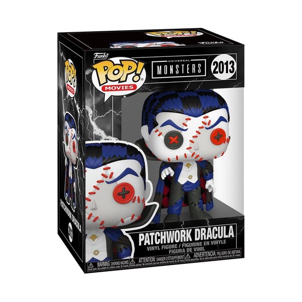 Funko Pop! Movies: Universal Monsters - Patchwork Dracula - Collectable Vinyl Fi-image
