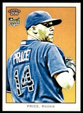 David Price 2009 Topps 206 #181 RC Tampa Bay Rays Baseball Card