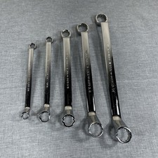 Craftsman Usa 5pc Sae 44349 Va Professional Polished Deep Offset Box Wrench Set