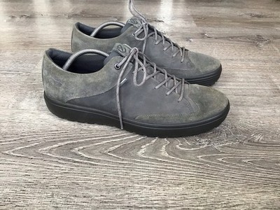 ECCO Soft 7 Tred Leather Gray Mens Size 45 11 Gore-Tex Waterproof Shoes