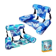 Pool Floats Adults 2 Pack Water Hammock Water Floating Rafts for Parties Poo...