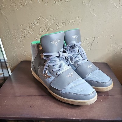 Creative Recreation Cesario retro high Gray/Green/Gum sz 13 VNDS