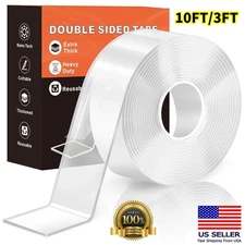 Nano Double Sided Tape Instantly Lock Anything Without Screw Reusable Removable