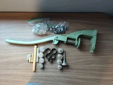 Handy Junior Button Press Machine Chicago USA Cast Iron With Buttons Xtra Parts