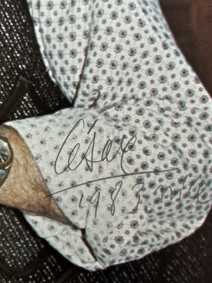 César Baldaccini (1921-1998) Rare Affiche Originale Signée Stylo de 1983 - Photo 2/4