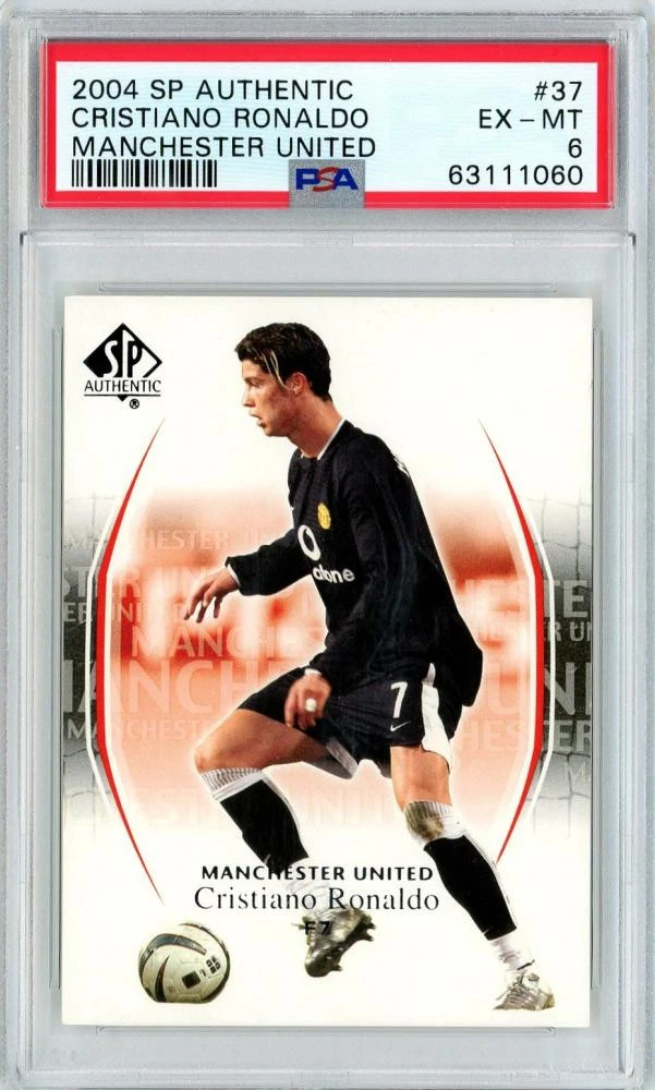 2004 SP Authentic Manchester United Cristiano Ronaldo #7 for sale