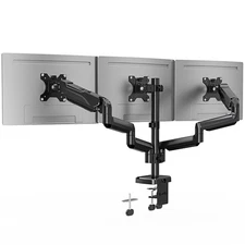 ErgoFocus Triple Monitor Desk Mount for Computer Screens up to 32, Holds up t...