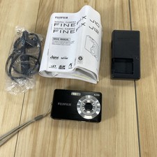 Fujifilm FinePix J Series J10 8.2MP Digital Camera Black w/ Battery Charger