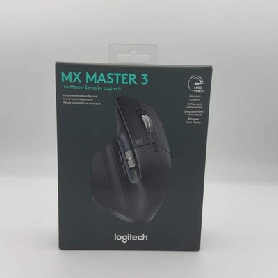 New Logitech MX Master 3 910-005620 Wireless Gaming Mouse Black