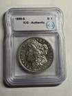 1888-S Morgan Silver Dollar $1 AU Details Tough Date