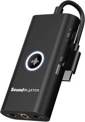 Creative Sound Blaster G3 USB DAC Verstärker Gaming Soundkarte PS4 PS5 PC Switch UK