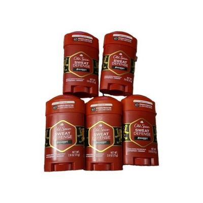 LOT (5) OLD SPICE SWEAT DEFENSE SWAGGER ANTIPERSPIRANT DEODORANT 2.6 OZ 