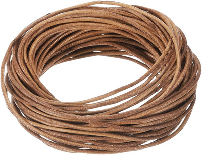 11 Yards Lederschnur 10 Meter 1,5mm Rundes Lederband Lederriemen Lederbänder für