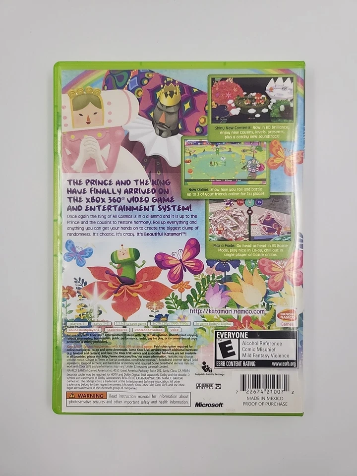 Hermosa Katamari Xbox 360 Completa en Caja Original Foto 2 de 4