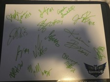 2024 Dallas Wings Complete Team Signed 8.5x11