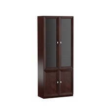 System Meble biurowe Witryna Szafka na dokumenty Klasyczna drewniana Szafka Półka Monako Nowa