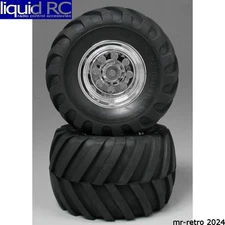 Tamiya 9805619 Rear Tires/Wheels WR-02 Wild Willy 2 (2)