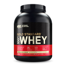 OPTIMUM NUTRITION GOLD STANDARD 100% WHEY™ PROTEIN 5LB Muscle Support & Recovery 13.18 per gallon