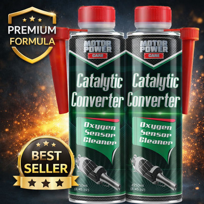 2X Cans Catalytic Converter Cleaner, Oxygen Sensor Cleaner, Pass Emissions, Fuel
