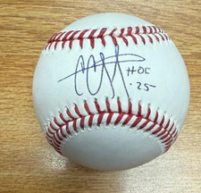 C.C. SABATHIA HOF 2025 Signed Official Major League Baseball Fanatics Authentic